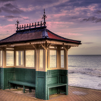 Buy canvas prints of Shanklin Shelter by Wight Landscapes