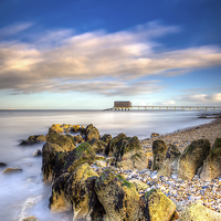 Buy canvas prints of Bembridge Beach by Wight Landscapes