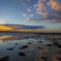 Buy canvas prints of Binstead Beach by Wight Landscapes