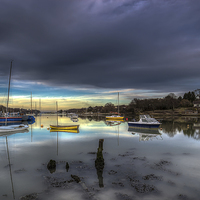 Buy canvas prints of Wootton Creek Reflections by Wight Landscapes