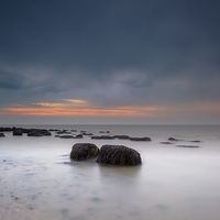 Buy canvas prints of Stormy Sunset by Wight Landscapes