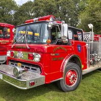 Buy canvas prints of Flemington Fire Truck 49-62 by Wight Landscapes
