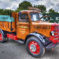 Buy canvas prints of Bedford Dropside Truck by Wight Landscapes