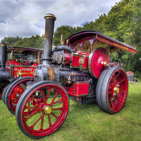 Buy canvas prints of Steam Traction Engine by Wight Landscapes