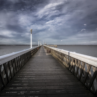 Buy canvas prints of Yarmouth Pier by Wight Landscapes