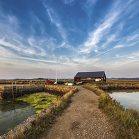 Buy canvas prints of Newtown Quay Isle Of Wight by Wight Landscapes