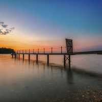 Buy canvas prints of Fishbourne Jetty by Wight Landscapes