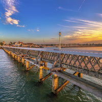 Buy canvas prints of Yarmouth Pier and Harbour by Wight Landscapes