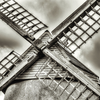Buy canvas prints of Bembridge Windmill #5 by Wight Landscapes