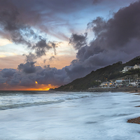 Buy canvas prints of Ventnor Surfers by Wight Landscapes