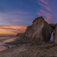 Buy canvas prints of Brook Bay Sunset by Wight Landscapes