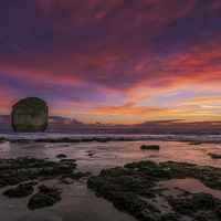 Buy canvas prints of Sunset Over The Mermaid by Wight Landscapes