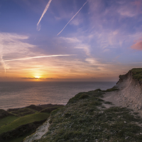 Buy canvas prints of Gore Cliff by Wight Landscapes