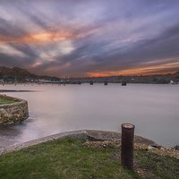 Buy canvas prints of Fishbourne Slipway Sunset by Wight Landscapes