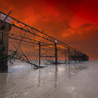 Buy canvas prints of Totland Pier by Wight Landscapes