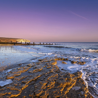 Buy canvas prints of Yaverland Beach by Wight Landscapes