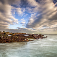 Buy canvas prints of SS Carbon Shipwreck by Wight Landscapes