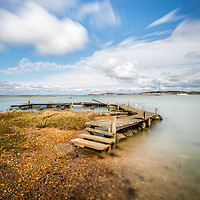 Buy canvas prints of Newtown Harbour by Wight Landscapes