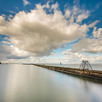 Buy canvas prints of Cowes Breakwater by Wight Landscapes