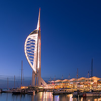 Buy canvas prints of Spinnaker Tower and Gunwharf Quays by Wight Landscapes
