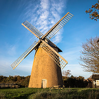 Buy canvas prints of Bembridge Windmill in Winter #2 by Wight Landscapes