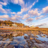 Buy canvas prints of Low Tide At Steephill Cove by Wight Landscapes