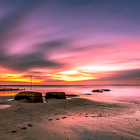Buy canvas prints of Colwell Bay After Dark by Wight Landscapes