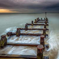 Buy canvas prints of Seaview Outfall Isle Of Wight by Wight Landscapes