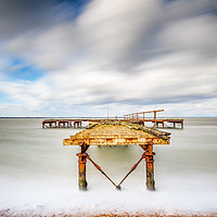 Buy canvas prints of Fort Victoria Pier LE by Wight Landscapes