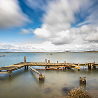 Buy canvas prints of Circular Jetty Newton Isle Of Wight by Wight Landscapes