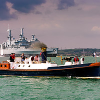 Buy canvas prints of Steam Pinnace 199 by Wight Landscapes