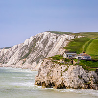 Buy canvas prints of Fort Redoubt and Tennyson Down by Wight Landscapes