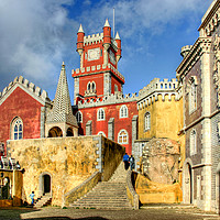 Buy canvas prints of Sintra Pena Palace by Wight Landscapes