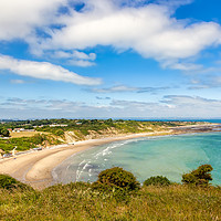 Buy canvas prints of Whitecliff Bay by Wight Landscapes