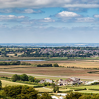 Buy canvas prints of Bembridge Airport Panorama by Wight Landscapes