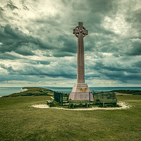 Buy canvas prints of Tennyson Monument IOW by Wight Landscapes