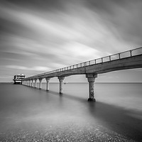 Buy canvas prints of Bembridge Lifeboat Station bw by Wight Landscapes