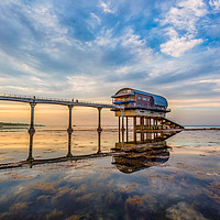 Buy canvas prints of Evening At Bembridge Lifeboat Station by Wight Landscapes