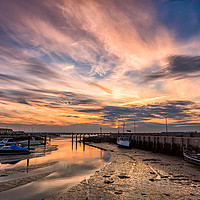 Buy canvas prints of Ryde Harbour Sunset by Wight Landscapes
