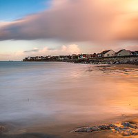 Buy canvas prints of Seaview Sunset Isle Of Wight by Wight Landscapes