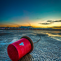 Buy canvas prints of Ryde Sands at Night by Wight Landscapes