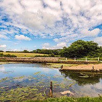 Buy canvas prints of Causeway Newtown Isle Of Wight by Wight Landscapes