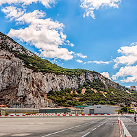 Buy canvas prints of Welcome To Gibraltar by Wight Landscapes