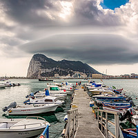 Buy canvas prints of Rock Of Gibraltar by Wight Landscapes