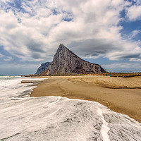 Buy canvas prints of Lavante Cloud Over Gibraltar by Wight Landscapes
