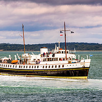 Buy canvas prints of MV Balmoral In The Solent by Wight Landscapes