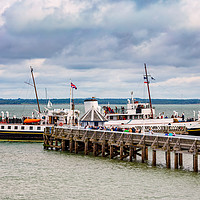 Buy canvas prints of MV Balmoral At Yarmouth Pier by Wight Landscapes