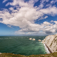 Buy canvas prints of Round The Island 2016 Panorama by Wight Landscapes