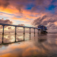 Buy canvas prints of Stormy Lifeboat Station Sunset by Wight Landscapes