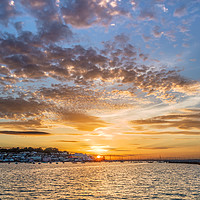 Buy canvas prints of Cowes Week Sunset by Wight Landscapes